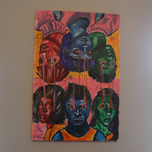 'The People' Original Acrylic Painting